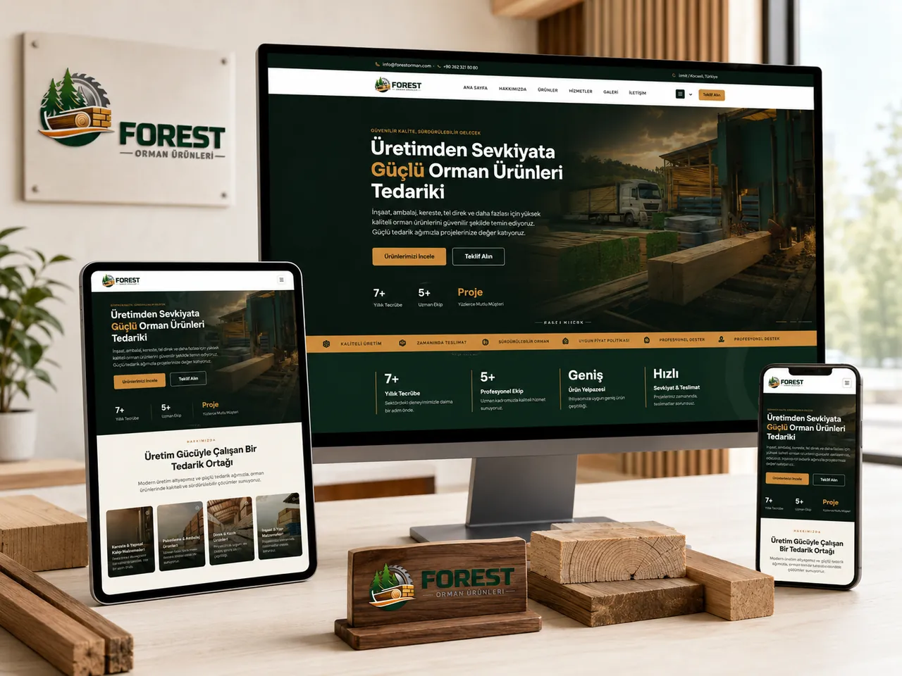 Forest Orman Ürünleri projesinin ekran görüntüsü