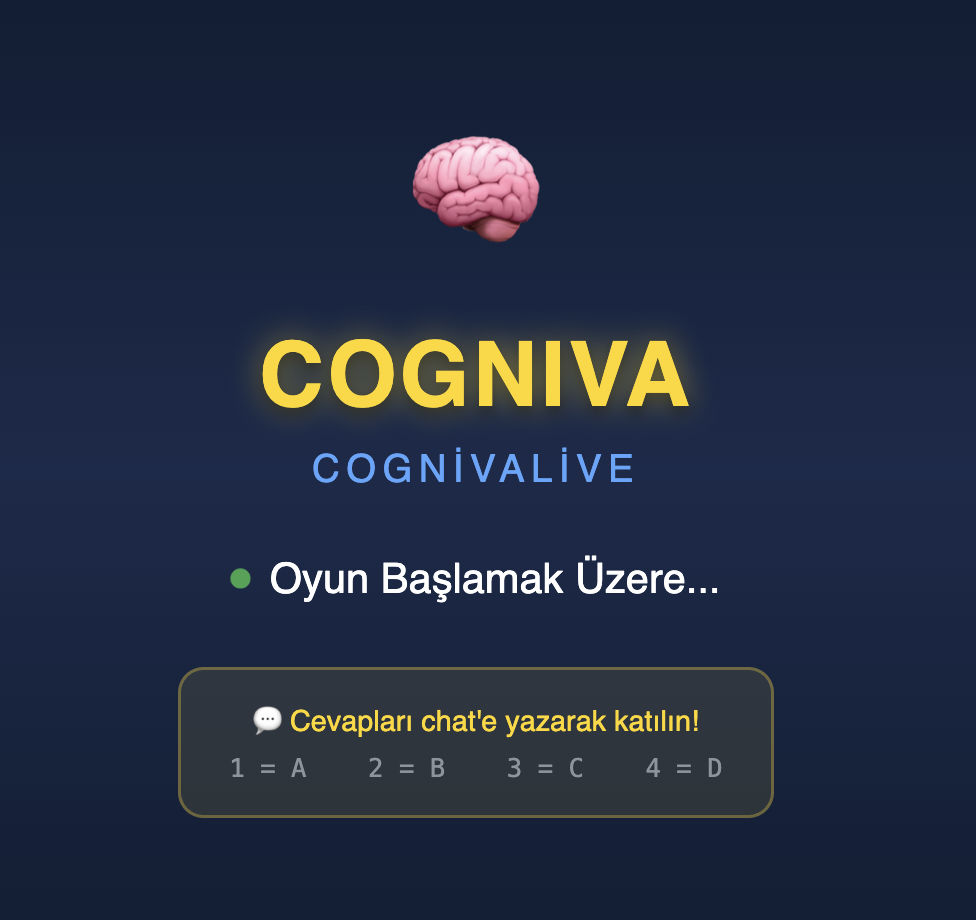 Cogniva - Live Quiz Overlay